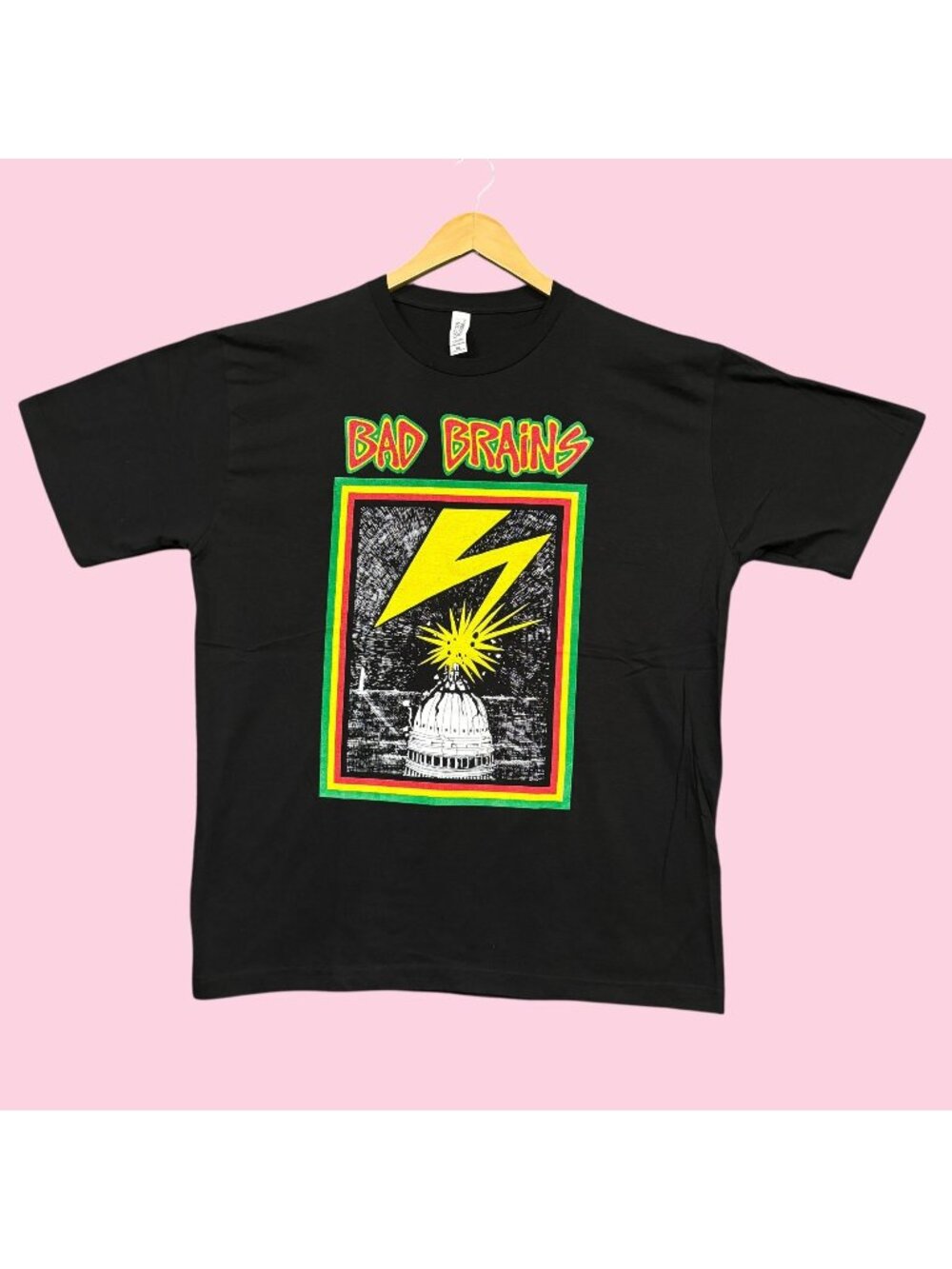 Bad Brains Self Titled Album Punk Rock Band Tee XL